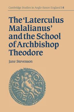 portada The 'laterculus Malalianus' and the School of Archbishop Theodore Hardback (Cambridge Studies in Anglo-Saxon England) (in English)