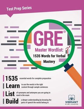 portada GRE Master Wordlist: 1535 Words for Verbal Mastery (Test Prep Series)