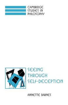 portada Seeing Through Self-Deception (Cambridge Studies in Philosophy) (en Inglés)