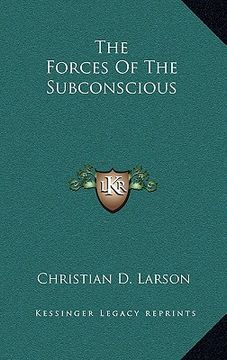 portada the forces of the subconscious (en Inglés)