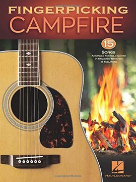 portada Fingerpicking Campfire: 15 Songs Arranged for Solo Guitar in Standard Notation & Tablature (en Inglés)