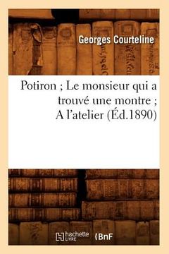 portada Potiron Le Monsieur Qui a Trouvé Une Montre a l'Atelier (Éd.1890) (in French)