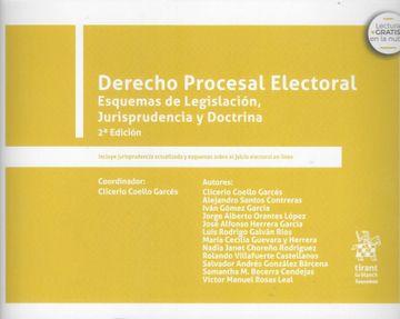 portada Derecho Procesal Electoral. Esquemas de Legislación, Jurisprudencia y Doctrina / 2 ed.