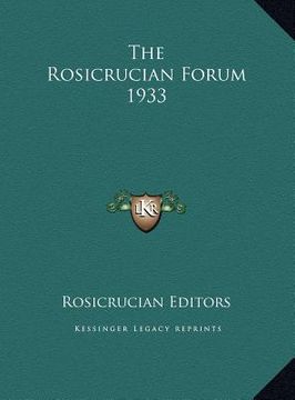 portada the rosicrucian forum 1933