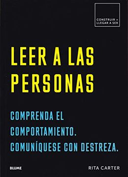 portada Leer a las Personas (Construir + Llegar a Ser) (in Spanish)