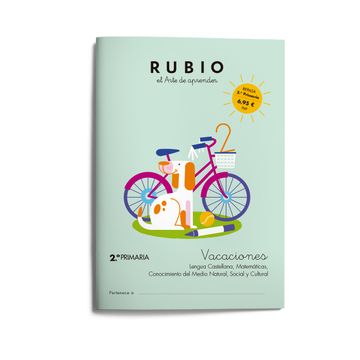 portada Vacaciones Rubio (2. º de Primaria) (in Spanish)