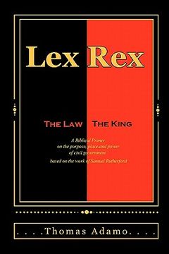 portada lex rex (en Inglés)