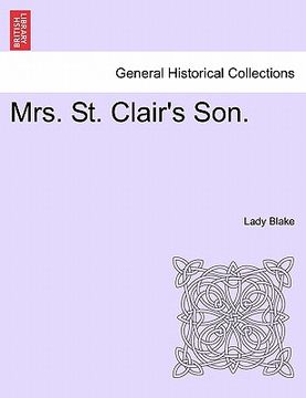 portada mrs. st. clair's son.