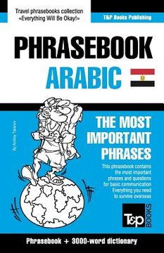 portada English-Egyptian Arabic phrasebook and 3000-word topical vocabulary (in English)
