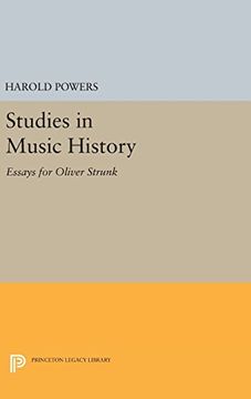 portada Studies in Music History: Essays for Oliver Strunk (Princeton Legacy Library)