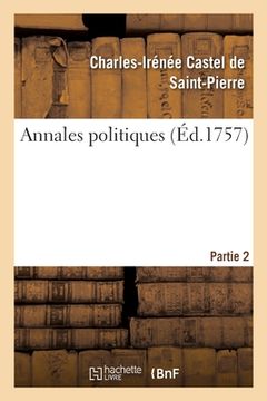 portada Annales Politiques. Partie 2 (en Francés)