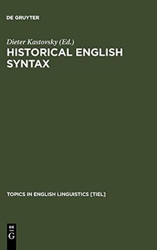 portada Historical English Syntax (en Inglés)