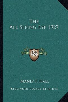 portada the all seeing eye 1927