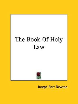 portada the book of holy law (en Inglés)