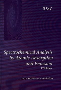 portada Spectrochemical Analysis by Atomic Absorption and Emission (in English)