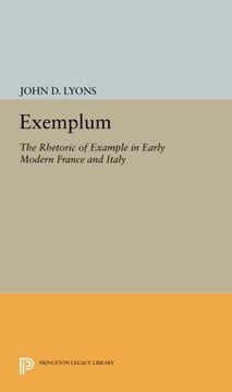 portada Exemplum: The Rhetoric of Example in Early Modern France and Italy (Princeton Legacy Library) (in English)