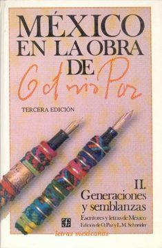 portada mexico en la obra de octavio paz vol. ii generaciones y semblanzas (in Spanish)