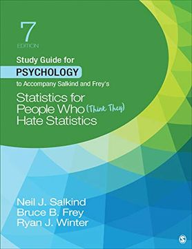 portada Study Guide for Psychology to Accompany Salkind and Frey′S Statistics for People who (Think They) Hate Statistics 