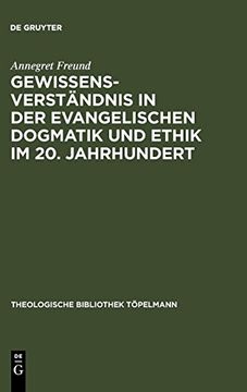 portada Gewissensverständnis in der Evangelischen Dogmatik und Ethik im 20. Jahrhundert 