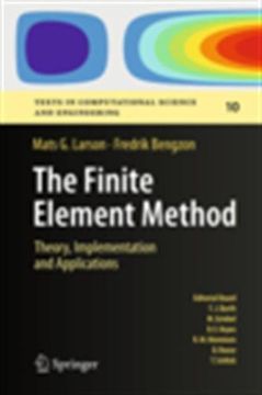 portada The Finite Element Method: Theory, Implementation, and Applications (Texts in Computational Science and Engineering) 