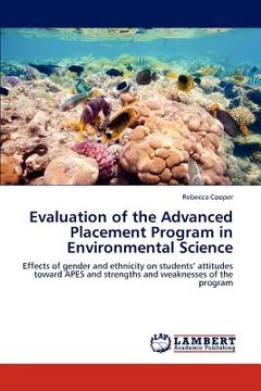 portada evaluation of the advanced placement program in environmental science (en Inglés)