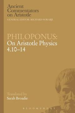 portada Philoponus: On Aristotle Physics 4.10-14