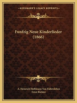 portada Funfzig Neue Kinderlieder (1866) (en Alemán)