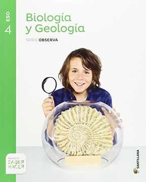 portada BIOLOGIA Y GEOLOGIA SERIE OBSERVA 4 ESO SABER HACER