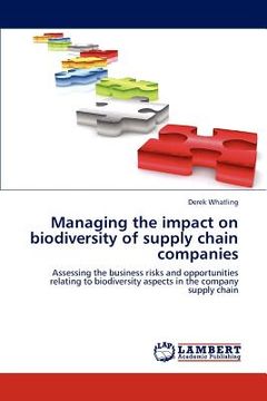 portada managing the impact on biodiversity of supply chain companies (in English)