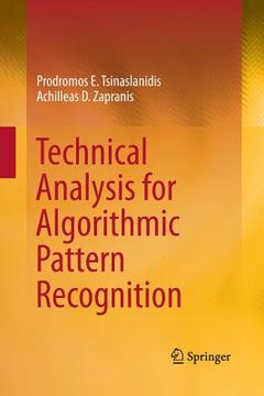 portada Technical Analysis for Algorithmic Pattern Recognition (en Inglés)