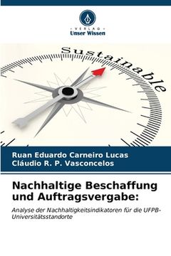 portada Nachhaltige Beschaffung und Auftragsvergabe (en Alemán)