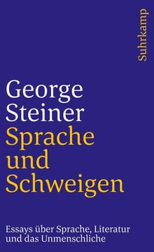 portada Sprache und Schweigen (in German)