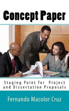 portada Concept Paper: Staging Point for Project and Dissertation Proposals (en Inglés)