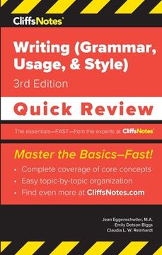 portada CliffsNotes Writing (Grammar, Usage, and Style): Quick Review (en Inglés)