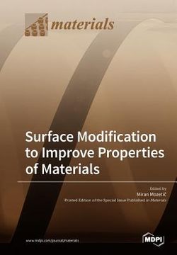 portada Surface Modification to Improve Properties of Materials (en Inglés)