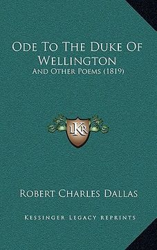 portada ode to the duke of wellington: and other poems (1819)