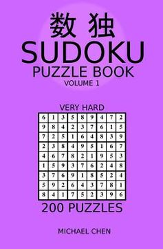 portada Sudoku Puzzle Book: 200 Very Hard Puzzles (en Inglés)
