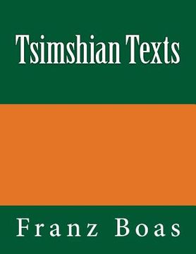 portada Tsimshian Texts: The original edition of 1902 (en Inglés)
