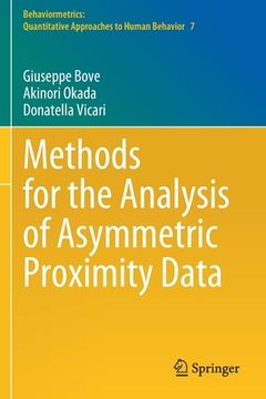 portada Methods for the Analysis of Asymmetric Proximity Data (en Inglés)