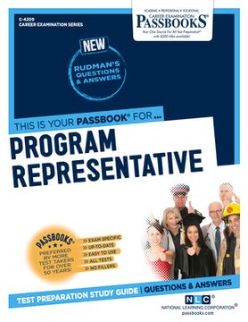 portada Program Representative (C-4209): Passbooks Study Guide Volume 4209