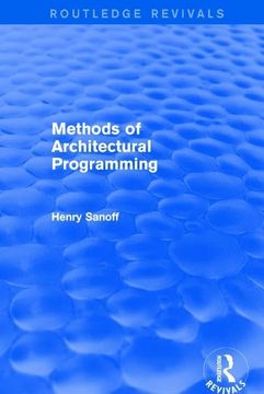 portada Methods of Architectural Programming (Routledge Revivals) (en Inglés)