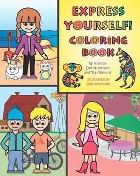 portada express yourself coloring book (en Inglés)