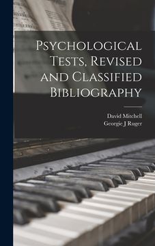 portada Psychological Tests, Revised and Classified Bibliography (in English)