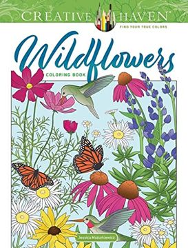 portada Creative Haven Wildflowers Coloring Book (Creative Haven Coloring Books) 