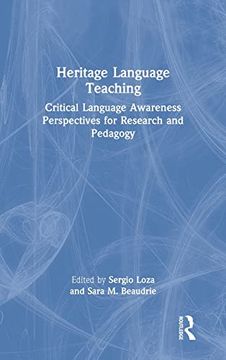 portada Heritage Language Teaching: Critical Language Awareness Perspectives for Research and Pedagogy (in English)