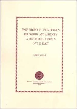 portada from physics to metaphysics: philosophy and allegory in the critical writings of t. s. eliot