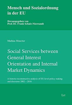 portada Social Services Between General Interest Orientation and Internal Market Dynamics
