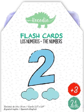 portada Flash Card Los Números (en Español-Inglés)