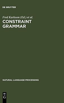 portada Constraint Grammar (Natural Language Processing) 