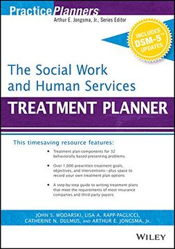 portada The Social Work and Human Services Treatment Planner, with Dsm 5 Updates (en Inglés)